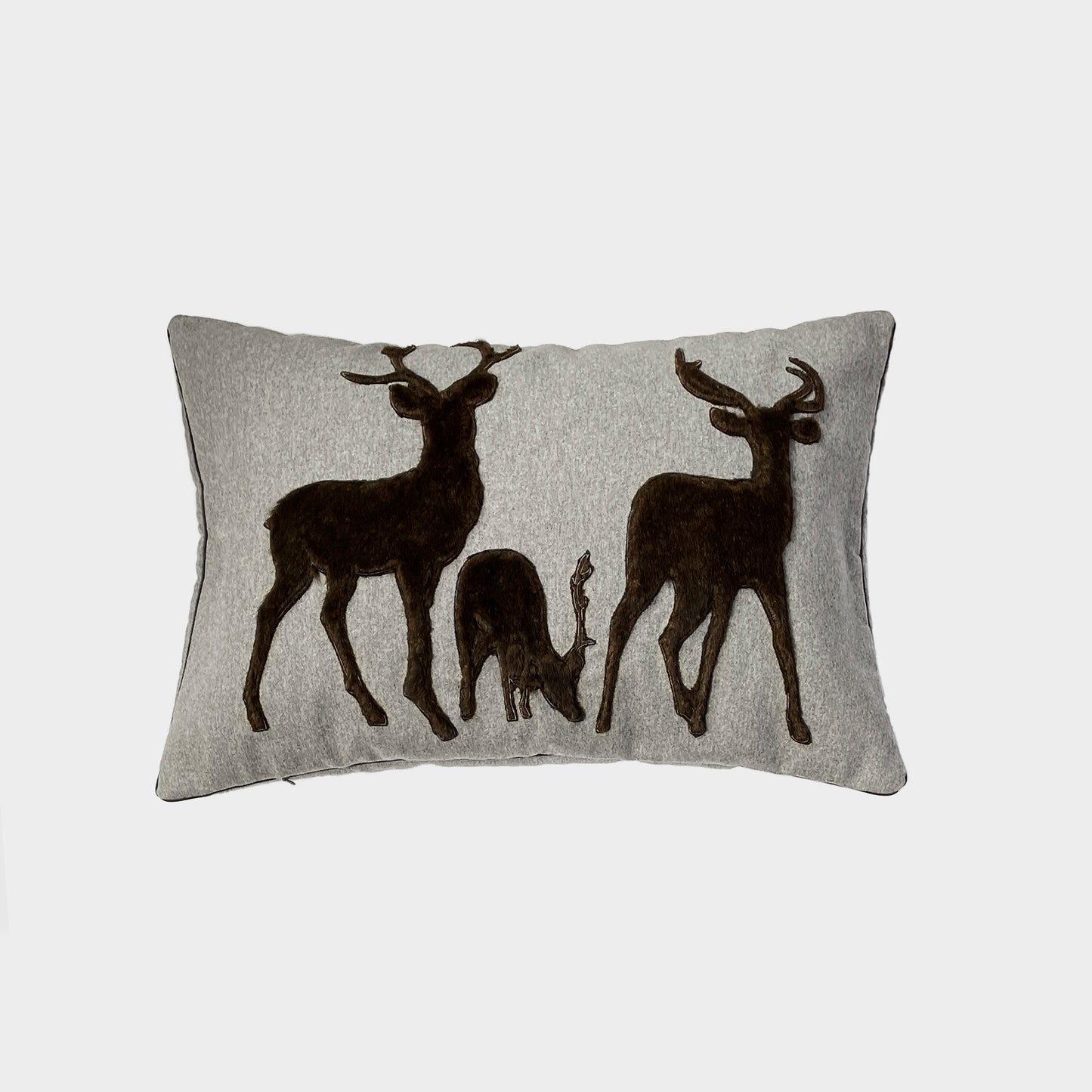 Cuscino Lana Melange Branco