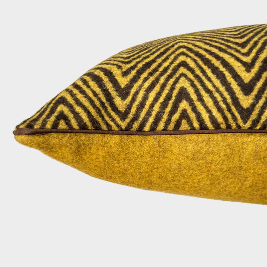 Melange wool cushion with embroidery coll. Squirrel PORTRAITS