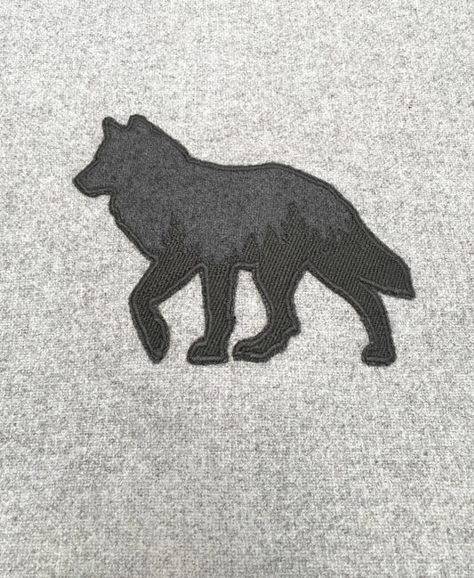 Melange Wool Bear Cushion