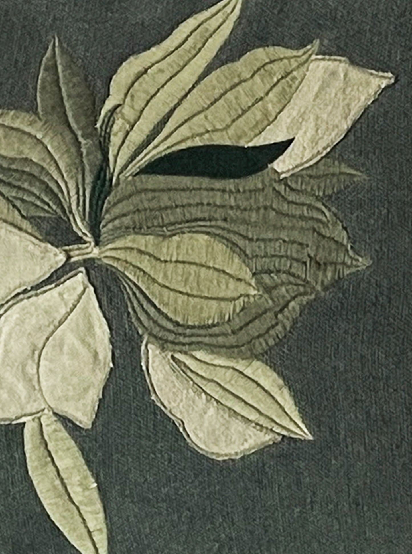 Cuscino ricamo magnolia - Pronta Consegna