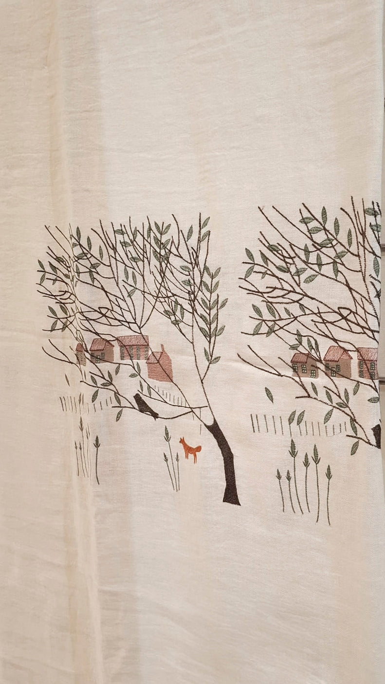 Tenda Lino ricamo Brunico