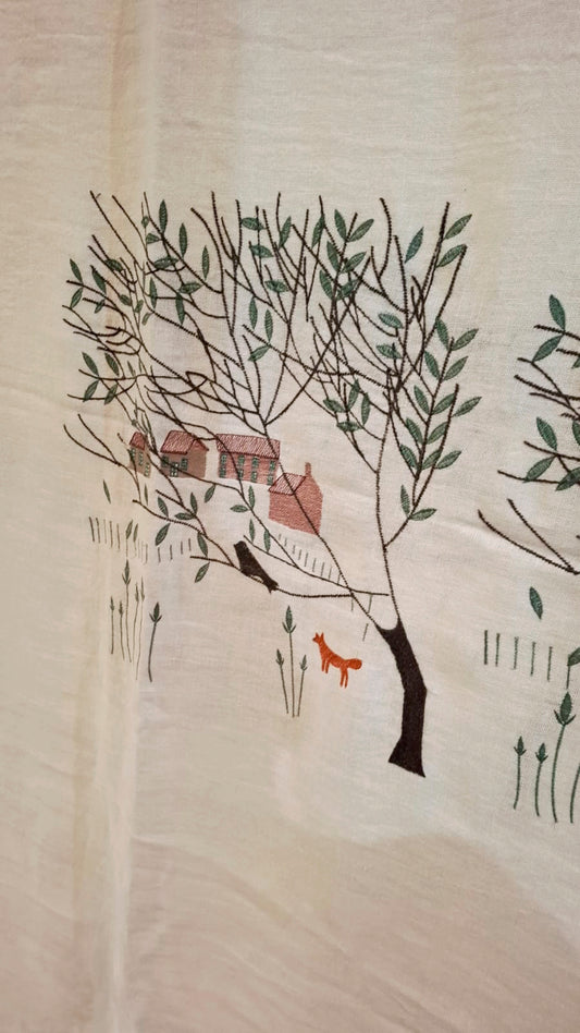 Tenda Lino ricamo Brunico
