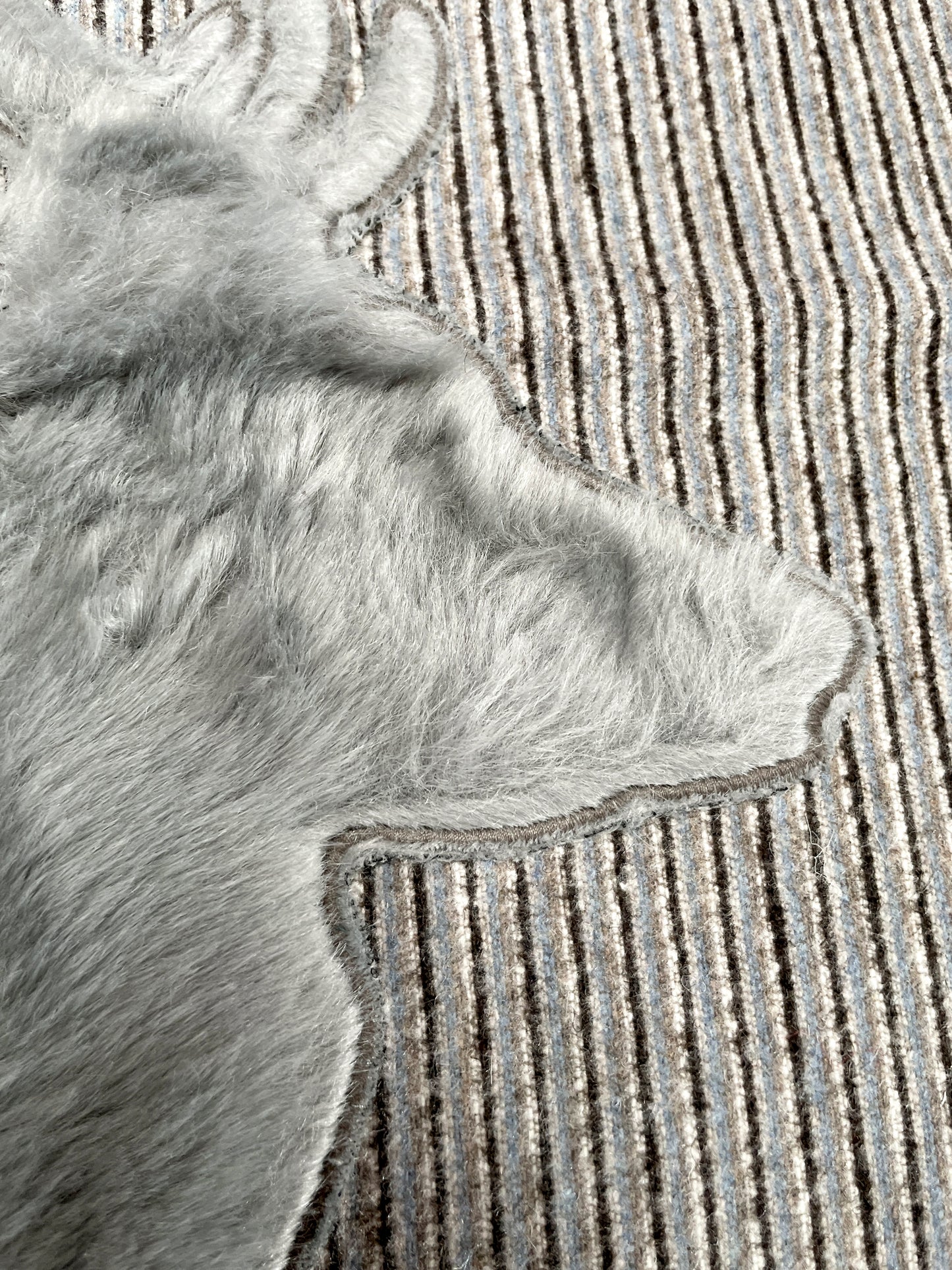 Deer Melange Wool Cushion