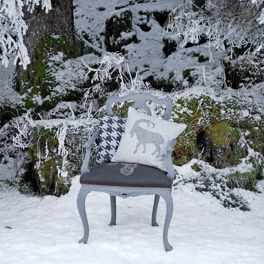 Melange Ibex Wool Cushion