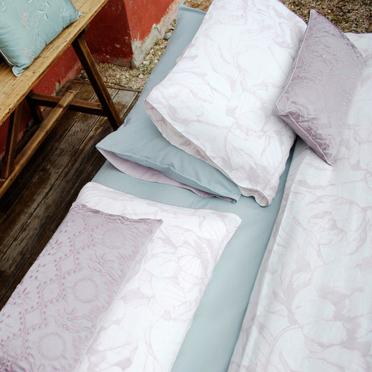 Cuscino Cotone lucido sangallo