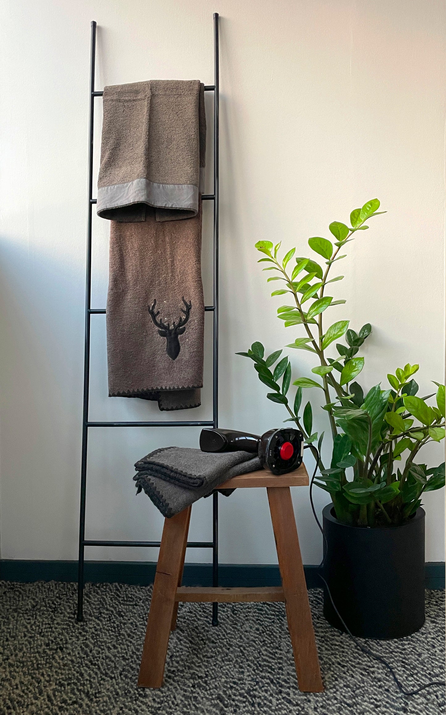 Set asciugamani bordo lino