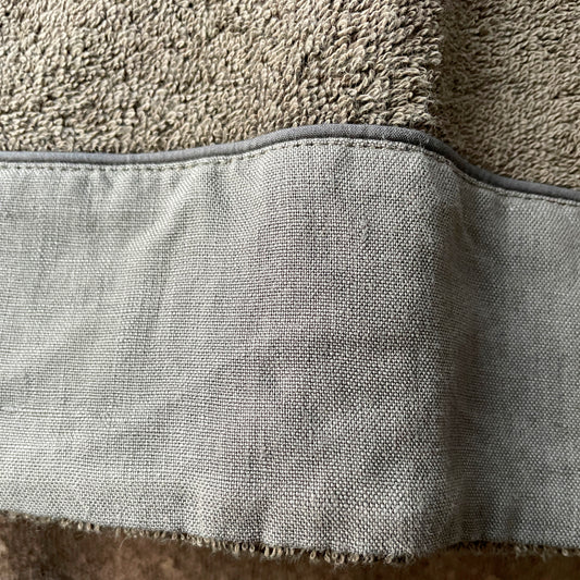 Set asciugamani bordo lino