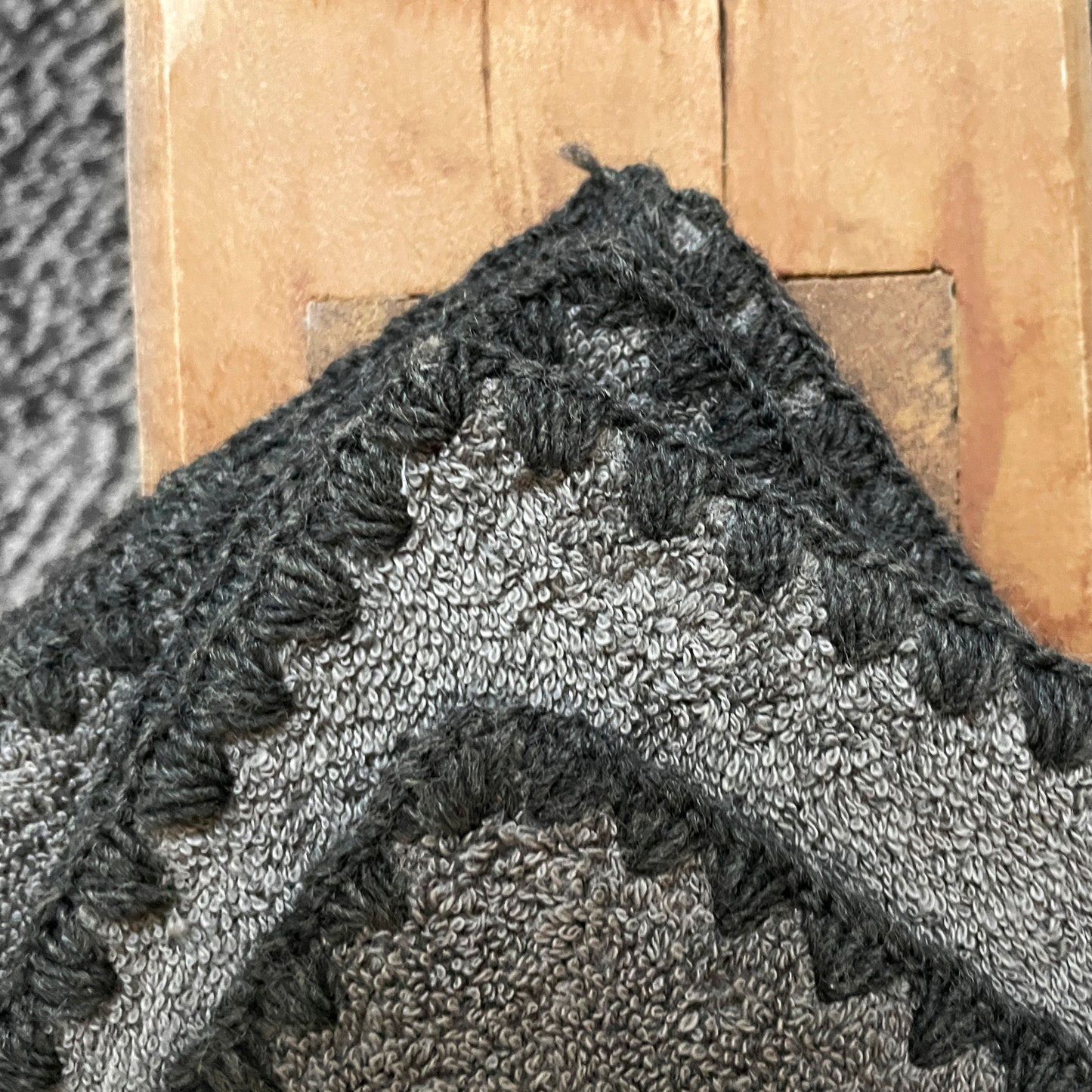 Ensemble de serviettes bord en laine