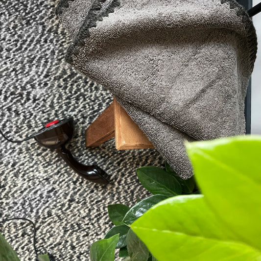 Set asciugamani bordo lana