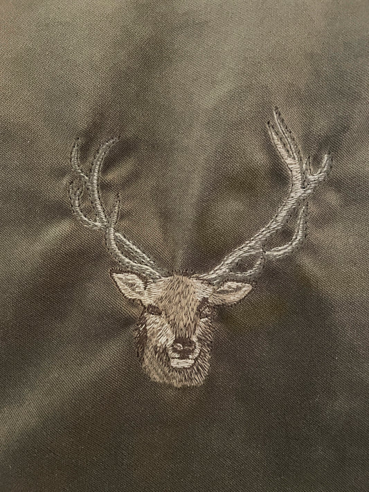 Deer velvet curtain