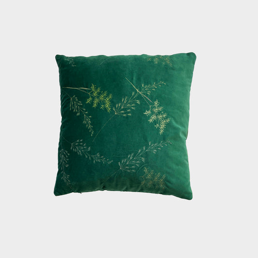 Coussin broderie Herbes Sauvages