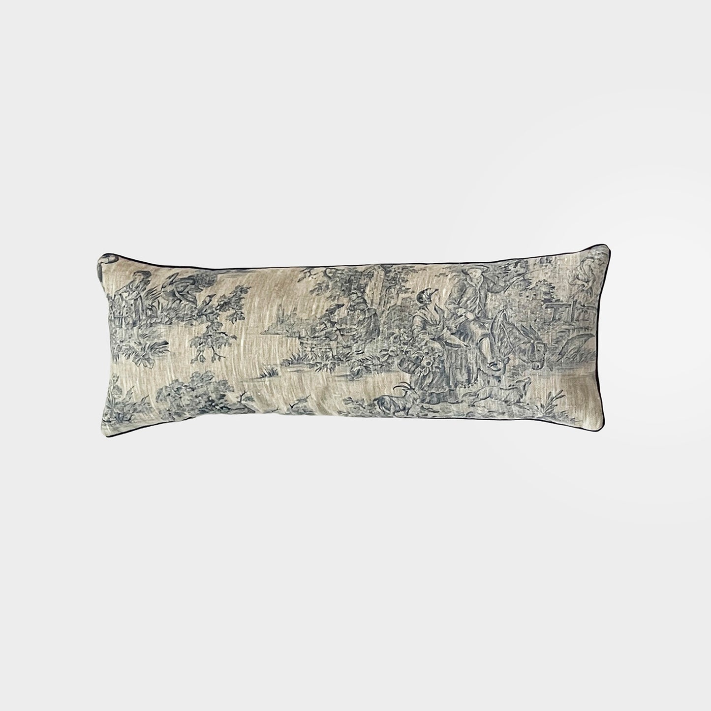 Toile de jouy cushion