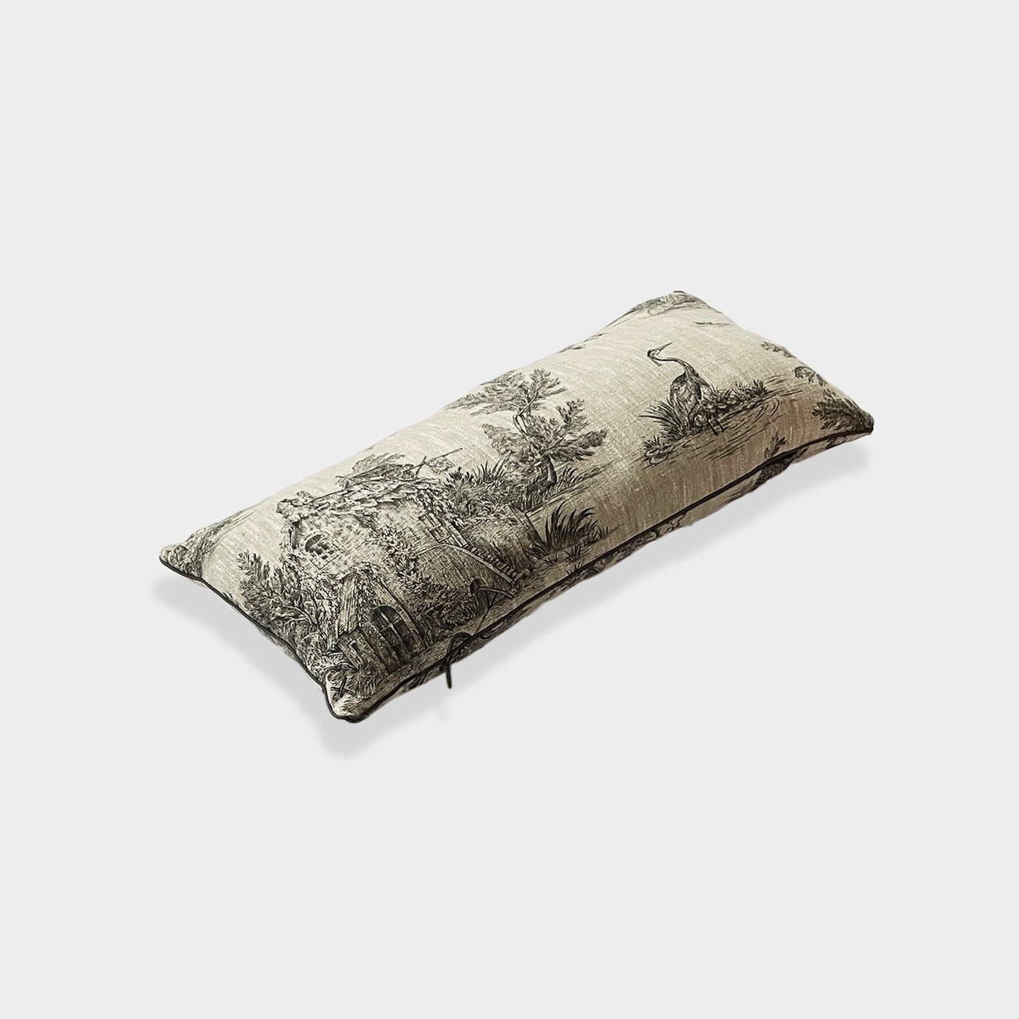 Toile de jouy cushion