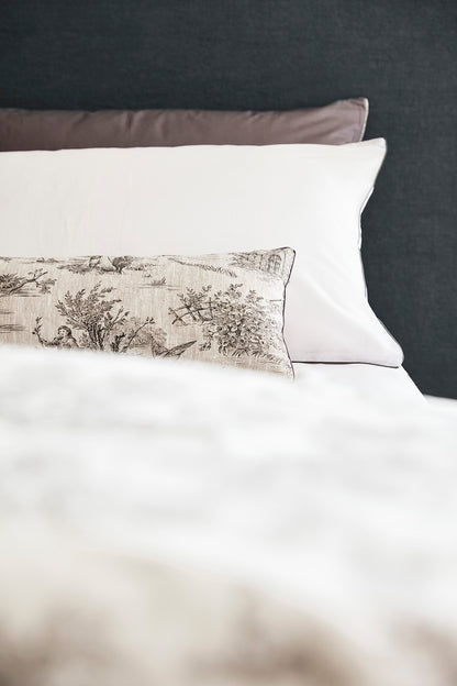 Coussin toile de jouy