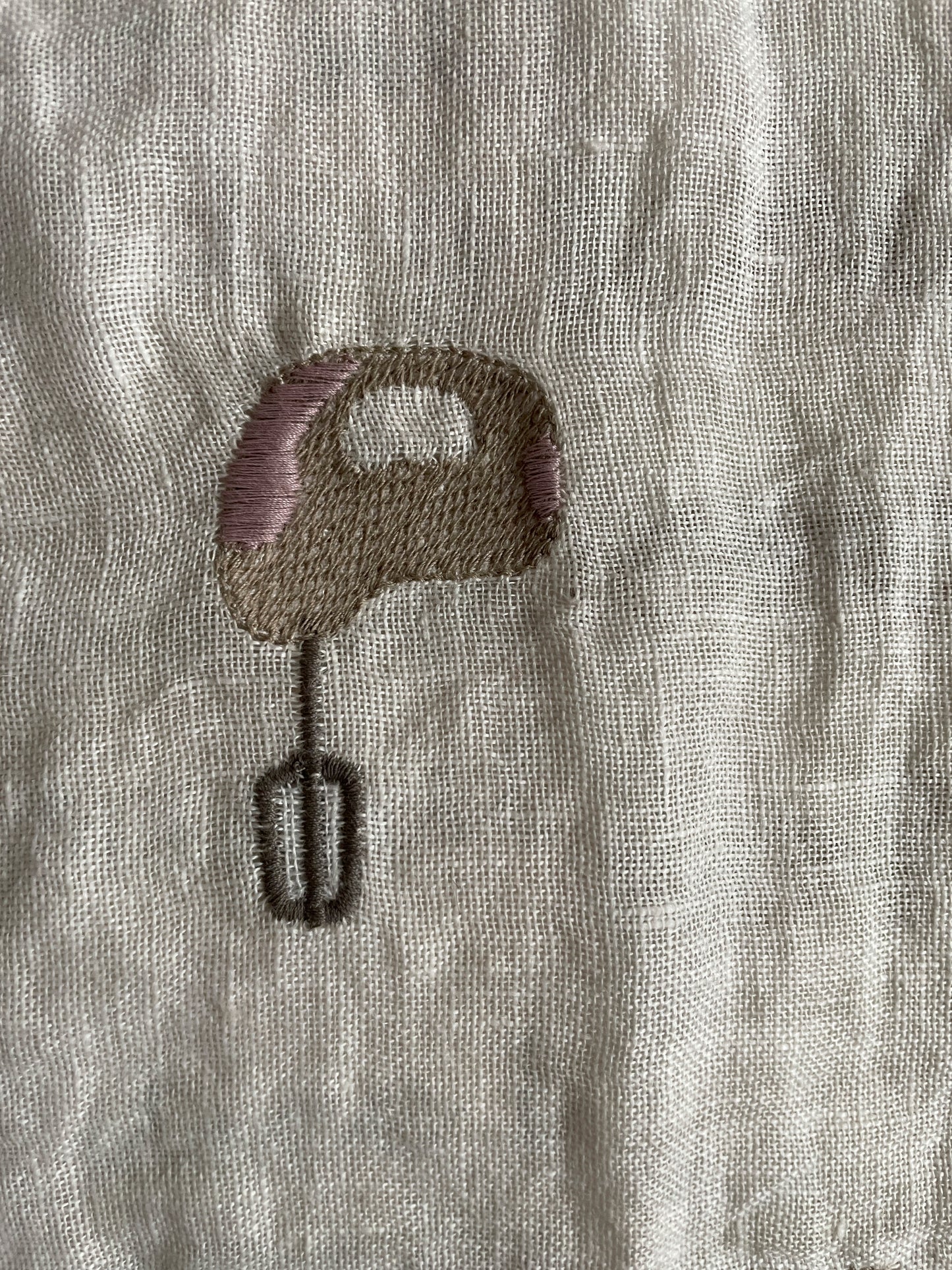 Muffin recipe embroidery curtain