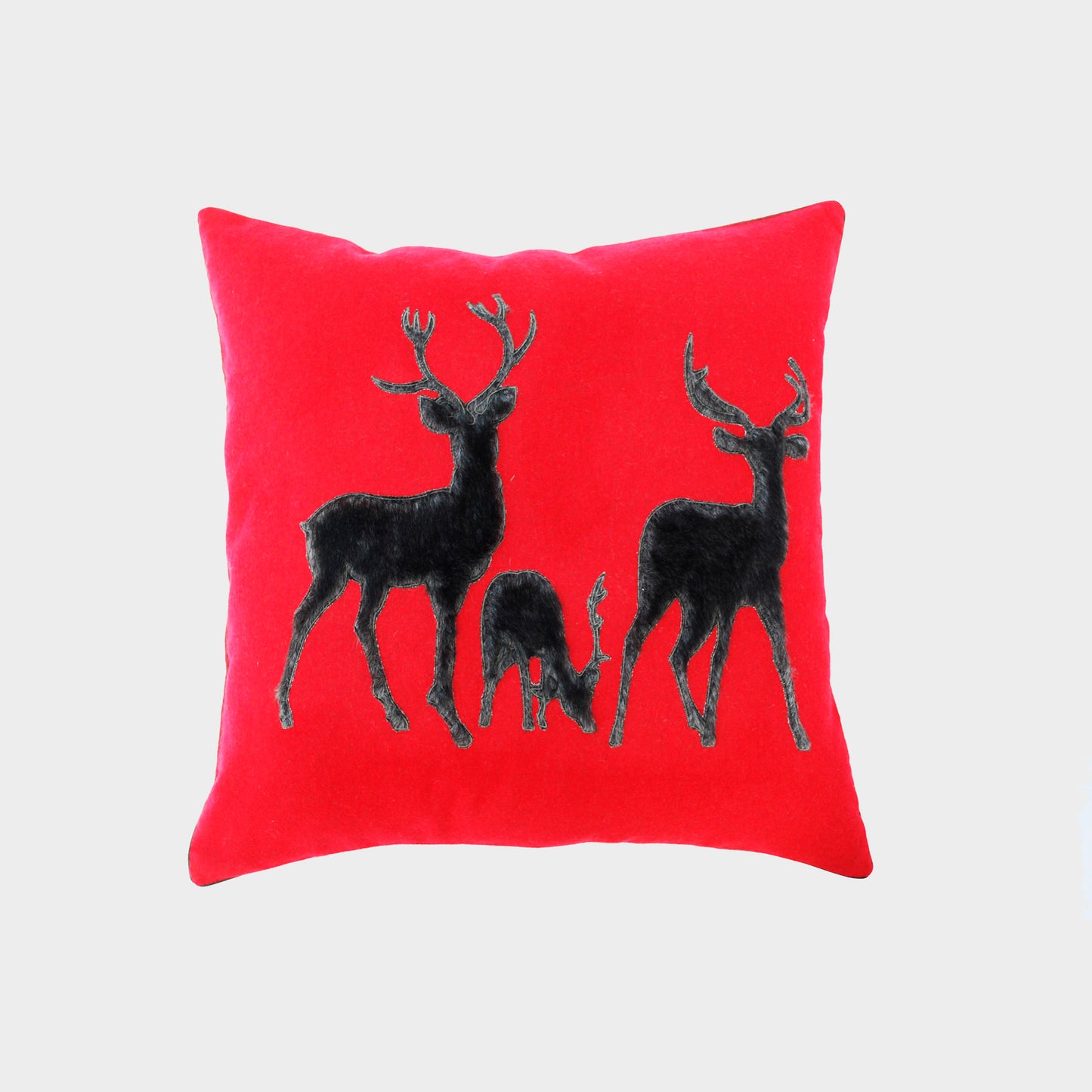 Melange wool cushion