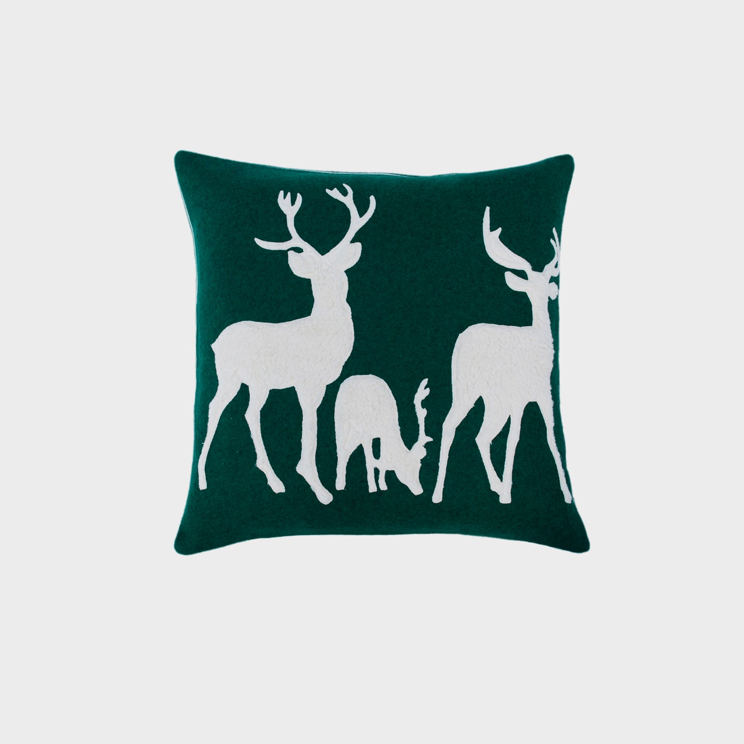 Melange wool cushion