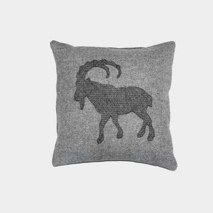 Melange Ibex Wool Cushion