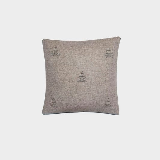 Melange Fir Wool Cushion