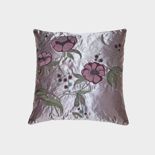 Anemone shiny cotton cushion