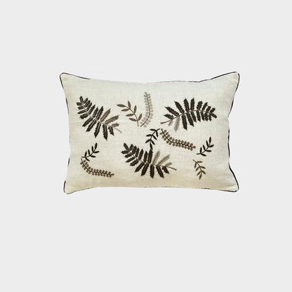 Ferns linen cushion