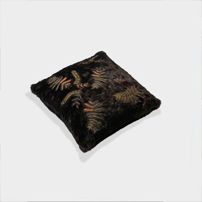 Fern fur cushion