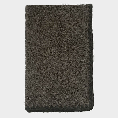 Wool edge towel set